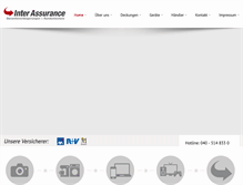 Tablet Screenshot of inter-assurance.com